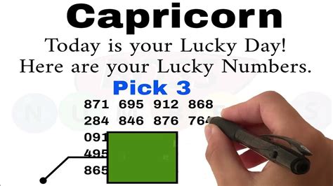 capricorn pick 3
